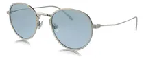 Comprar Prada Spr 53ws 05q-051 Round Titanium Satin Blue Prada Prada