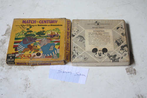 Filmes Super 8 Mm Com 2 Unidades 3 Patetas E Match Century (Usado)