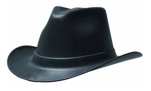 Casco Construcción Sombrero Cowboy Hard Hat Black Ratchet Bk
