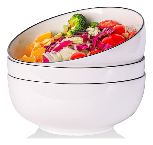 Anbncn Ensaladera Grande Para Microondas, Cuencos Para Sopa