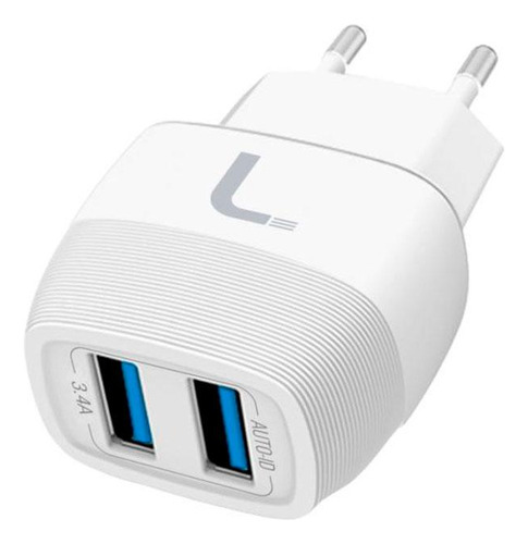 Carregador De Tomada Leve-me 2 Entradas Usb 1 Unidade
