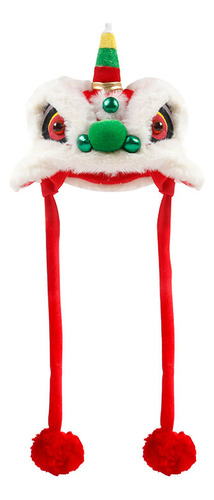 Gorro De Baile Con Forma De Gato Y León, Estilo Chino, Para