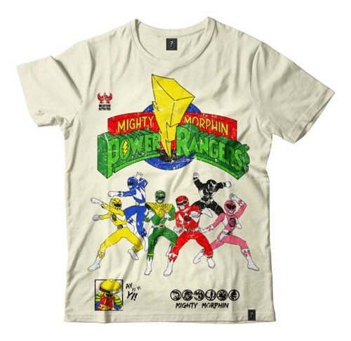 Remera Mighty Morphing Power Rangers - Sector 2814