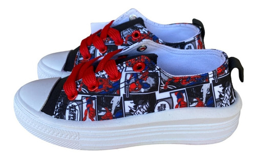 Zapatillas De Lona Spiderman