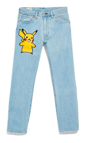 Jeans Levis Pikachu Hombre X Pokemon 551 Authentic Straight 