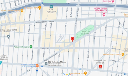Departamento En Venta Narvarte Oriente En Calle Icacos #·5, Benito Juárez. Edificio En Esquina Con Dr. Vertiz, Diagonal San Antonio, Metro Etiopía, Frente A Parque Las Américas. Fl19-za