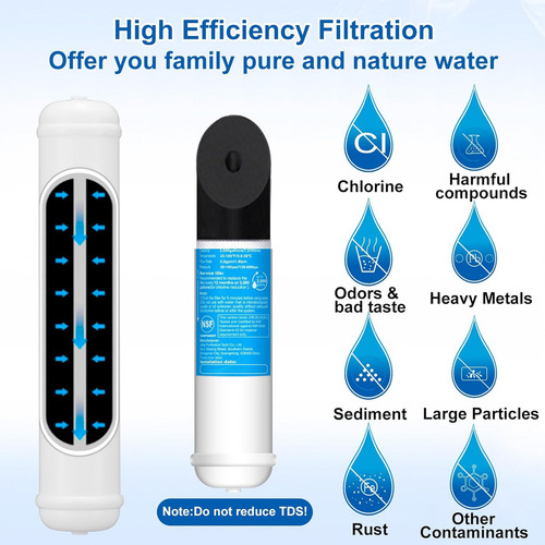 Sistema De Filtración De Agua Con Válvula De 3/8 Pulgadas