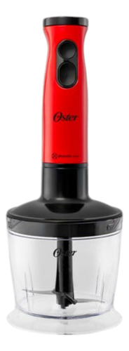 Batidora De Inmersion Oster 1 Veloc +turbo Fpsthb460a Rojo