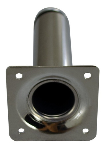 Pé Redondo Para Móveis Com Regulagem Inox Escovado 13cm - 4 Unidades