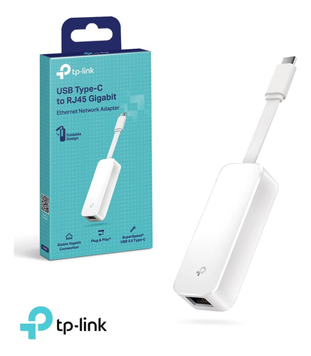 Adaptador Usb Tipo-c A Rj45 Ethernet Gigabit Tp-link Ue300c.