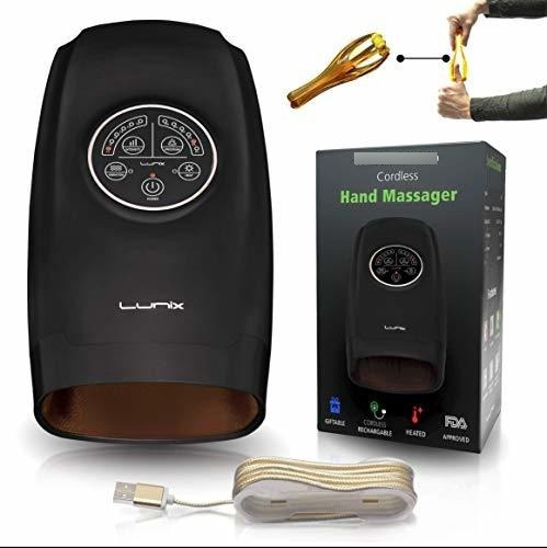 Masajeador De Mano Eléctrico Inalámbrico Lunix Con Compresi