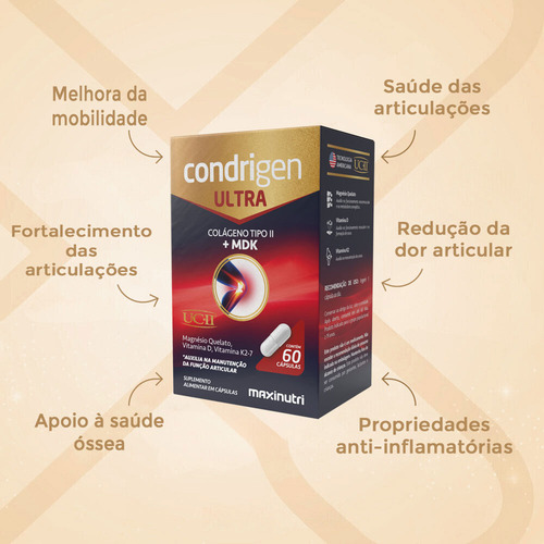 Kit 2 Condrigen Ultra Colágeno Tipo 2 Mdk Uc-ii Clas 60 Cáps