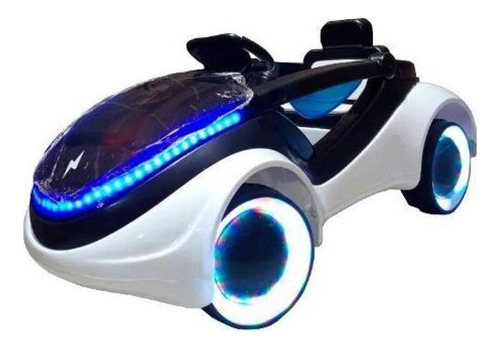 Auto A Batería Infantil Futurista Con Luces Radiocontrolado