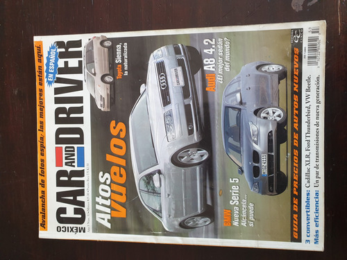 Revista Car And Driver México Agosto 2003