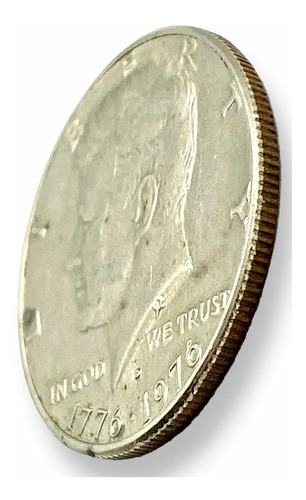 Moneda Medio Dólar 1976 Jhon F Kennedy U.s.a. Encapsulada (Usado)