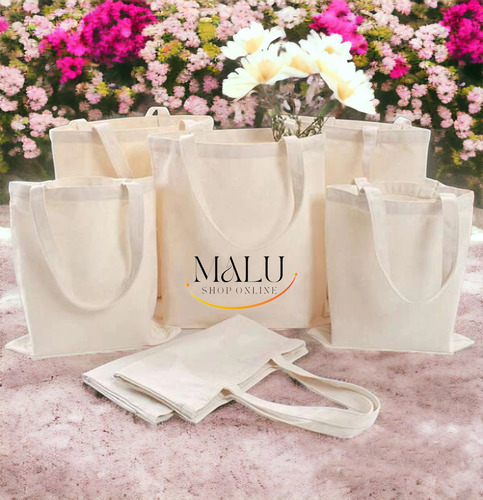 40 Bolsas Sacolas Algodão Ecobag Personalizada C/ Logo 20x30