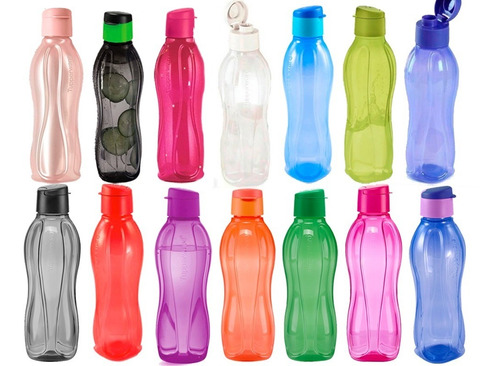 Paquete 4 Piezas Botella Eco Twist De 1 Litro Tupperware E14