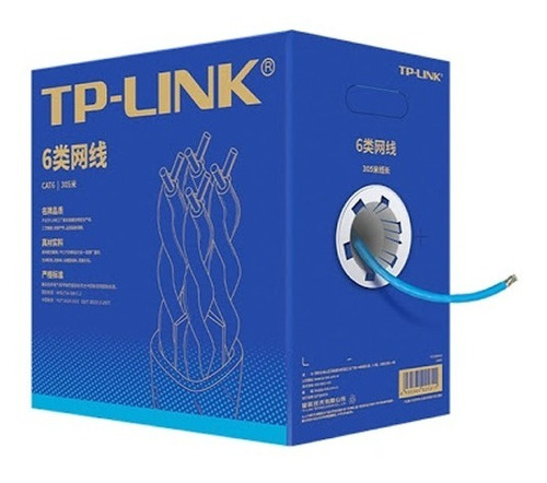 Cable Utp Tp-link Cat6 305 Metros 0.53mm 100% Cobre Original