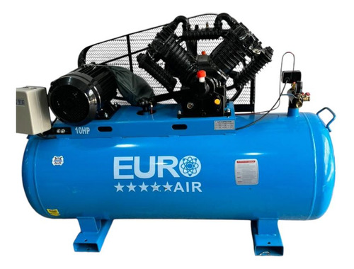 Compresor Aire 10hp 4 Pistones 500l 175 Psi Marca Euro Pro
