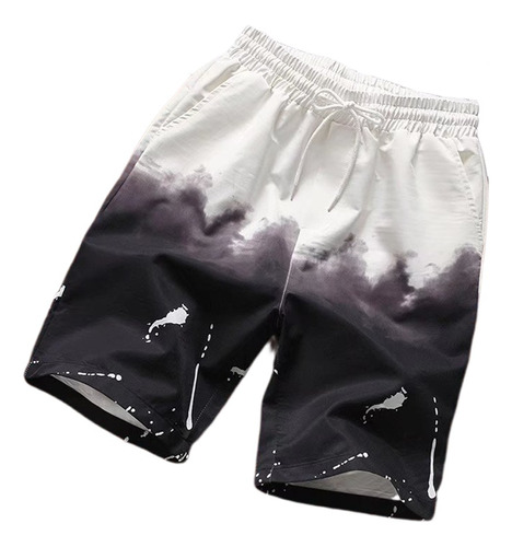 Bermuda Short Para Sección Delgada Seda Hielo Hombre Miveni