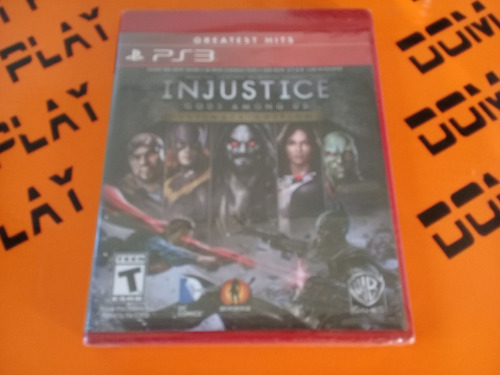 Injustice Ultimate Edition Ps3 Sellado Nuevo Físico Envíos