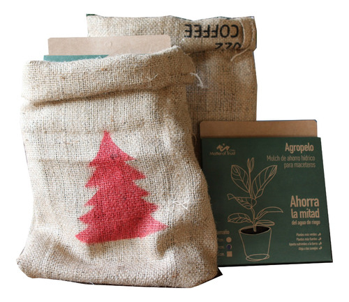 Pack De Navidad: 2 Agropelo 19cm + Bolsa Regalo