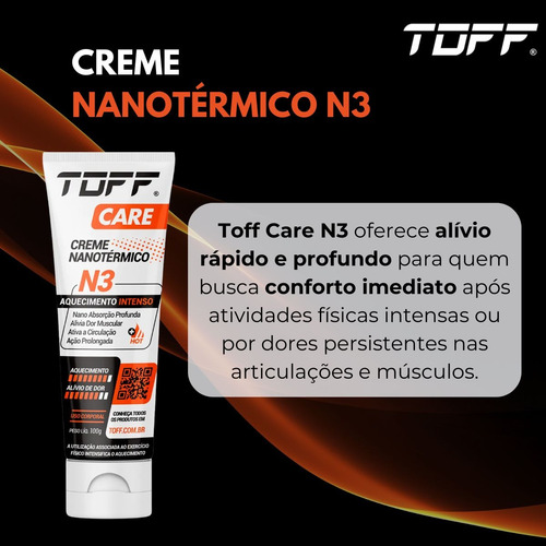 Kit Creme Nanotermico N3 Toff E Stick Cicatrizante Calos