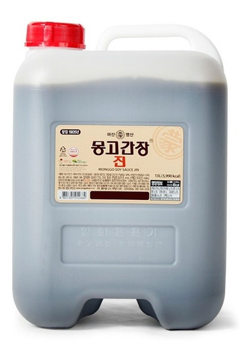 Salsa De Soja (soya) Jin Monggo 13l Coreana