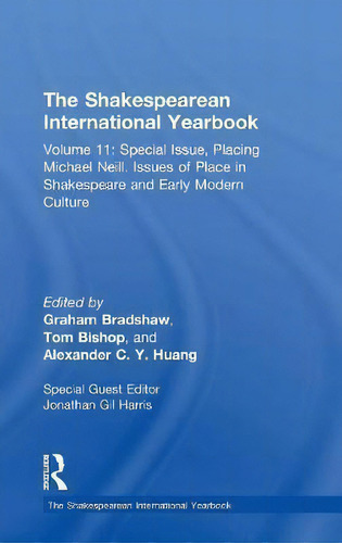 The Shakespearean International Yearbook, De Professor Graham Bradshaw. Editorial Taylor Francis Ltd, Tapa Dura En Inglés