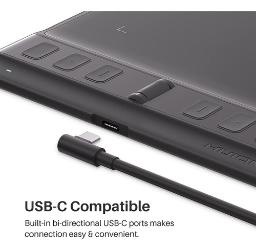 Tableta De Dibujo Huion H641p , Para Windows, Mac, Android