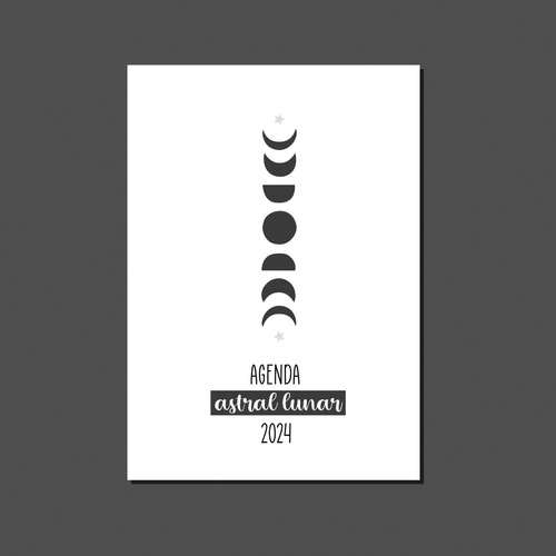 Pdf Agenda Astral Lunar 2024 Blanco Y Negro