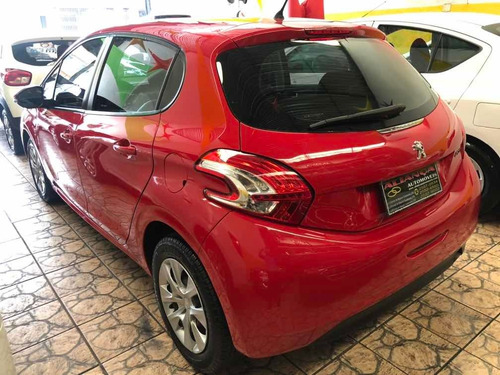 Peugeot 208 1.5 Active Flex 5p - Completo - 2014 - Vermelho