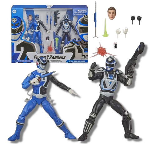 Power Rangers Lightning Collection - Spd Squad Blue Rangers
