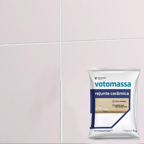 Kit 6x Rejunte Flexível Branco 1kg Votomassa