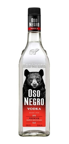 Vodka Oso Negro 1 Litro