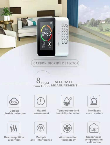 Sensor-detector De Dióxido De Carbono Co2 Importador Directo