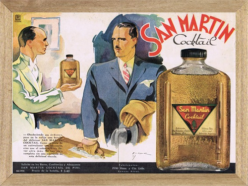 Bebida San Martín Coctail, Cuadro, Poster, Publicidad   M550