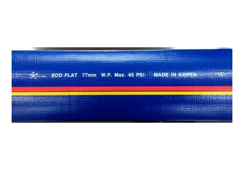 Manguera Plana Layflat Riego Azul 2'' Ecoflat 100mts 3,9bar