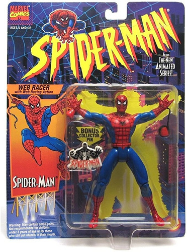 Toy Biz Spider-man Animated Web Racer Action 1994