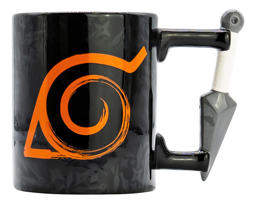 Abystyle Naruto Shippuden 3d Kunai Taza De Té Y Café De Cerá