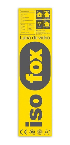 3 Rollos De Lana De Vidrio Con Aluminio 50mm Isofox