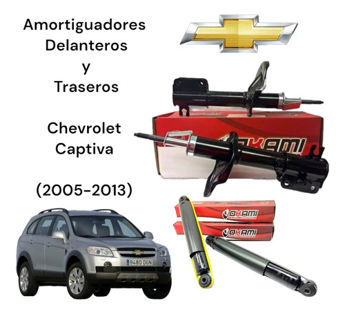 Amortiguadores Delanteros Y Traseros Chevrolet Captiva .