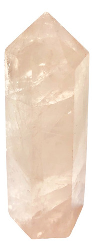 Obelisco Piedra Cuarzo Rosa Natural