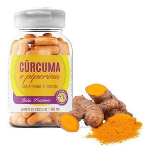 Curcuma Natural Potente Antiinflamatorio 90 Capsulas 500mg