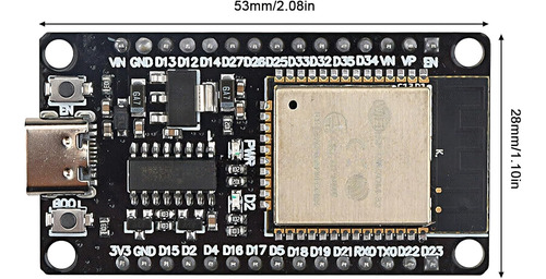 Jacobsparts Esp-wroom-32 Esp32 Esp-32s Usb Tipo C Develop...