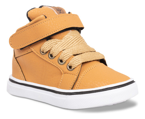 Zapatillas Botitas Para Bebes Camel, Talles Del 17 Al 26