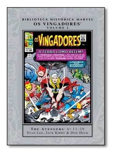 Biblioteca Histórica Marvel Os Vingadores Vol. 2 Panini Book