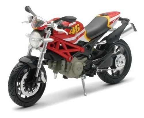 Moto Ducati Monster 796 Escala 1:12 Colección New Ray 