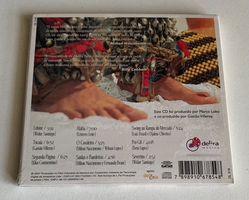 Cd Marco Lobo - Aláfia (2007) C/ Milton Nascimento - Lacrado