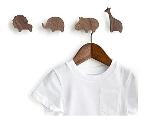 Ganchos De Pared De Madera Para Animales | Ganchos De Pared